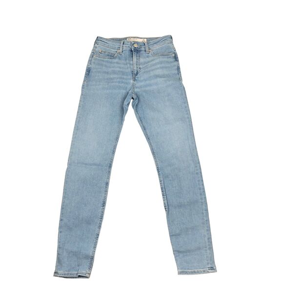 NEW ASOS Design Petite High Rise Ridley Skinny Jeans Stonewash Womens 26P 26 x26 - Picture 1 of 7